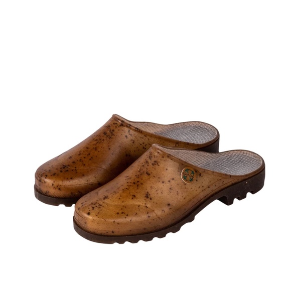 BNWT NEW French Plasticana Hemp Opana Gardening Clogs Shoes Women EU 36/ US 6! - Picture 2 of 5